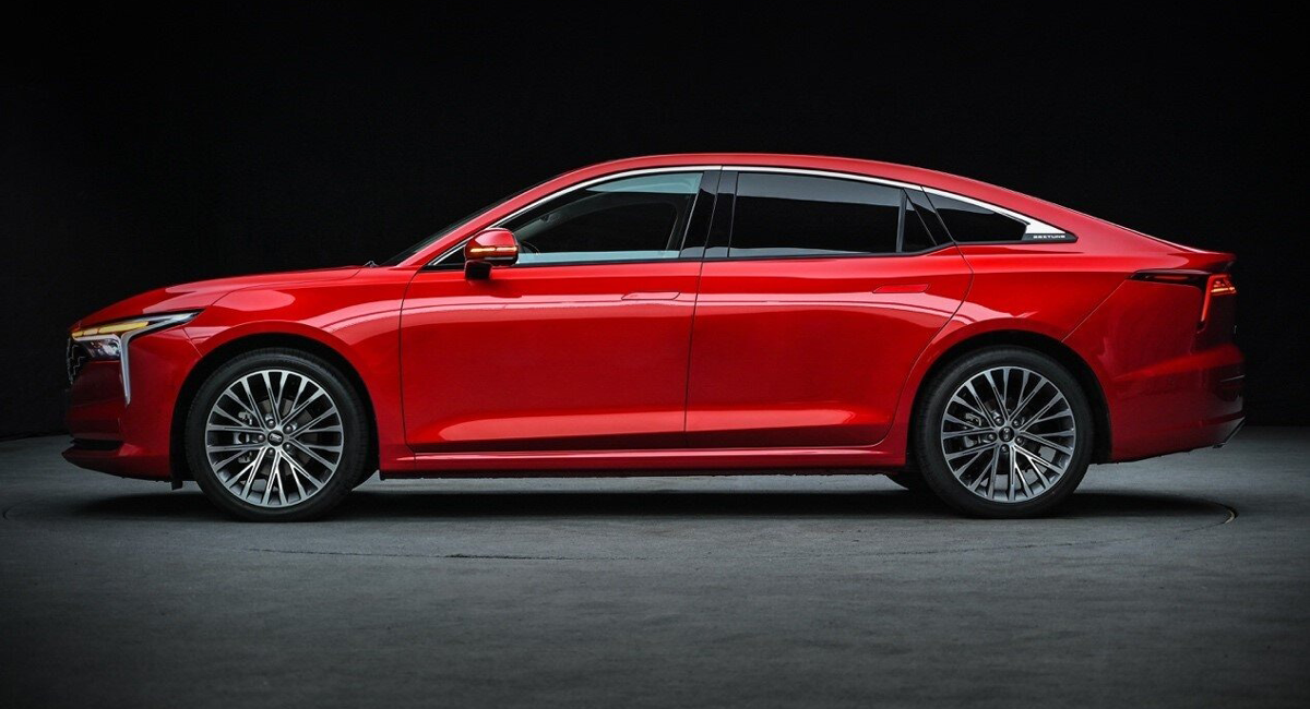 TIGGO 4 NEW вид сбоку Тигго Чери 4 вид сбоку