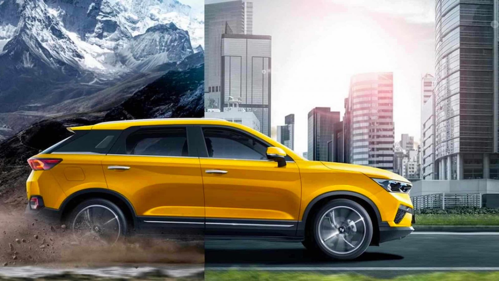 FAW Bestune T77 вид сбоку Фав бестурн T77